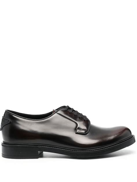 prada derby schuhe|prada lace derby shoes.